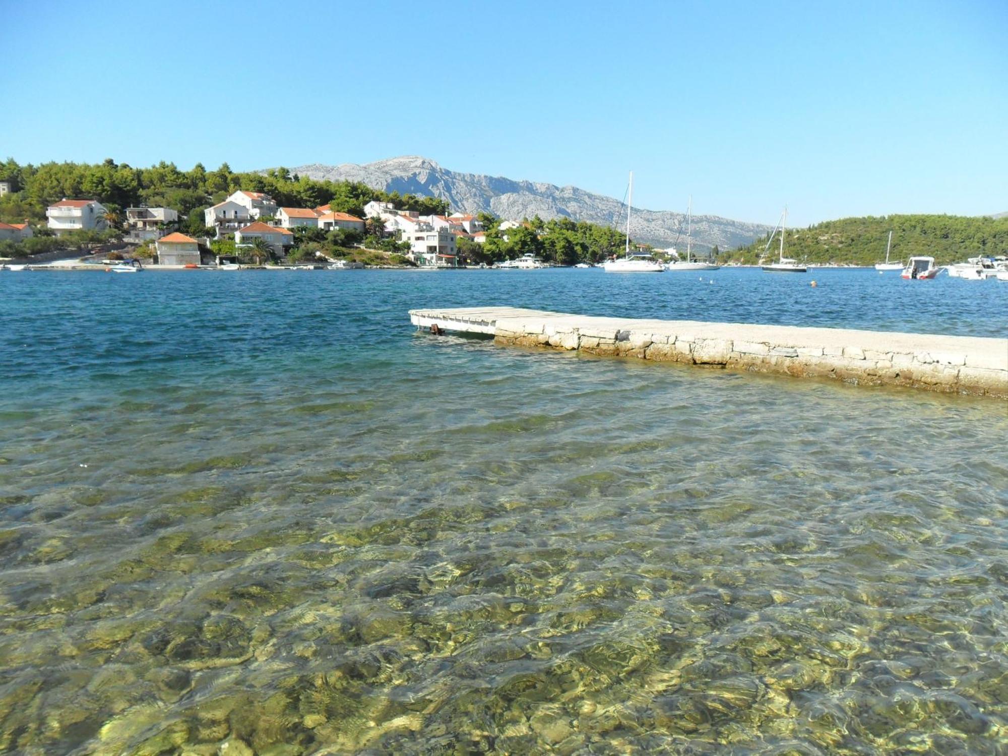 Apartments Lumbarda Beach Exterior foto