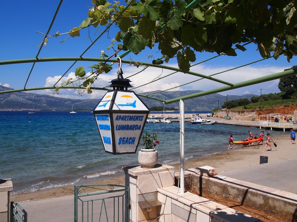 Apartments Lumbarda Beach Exterior foto