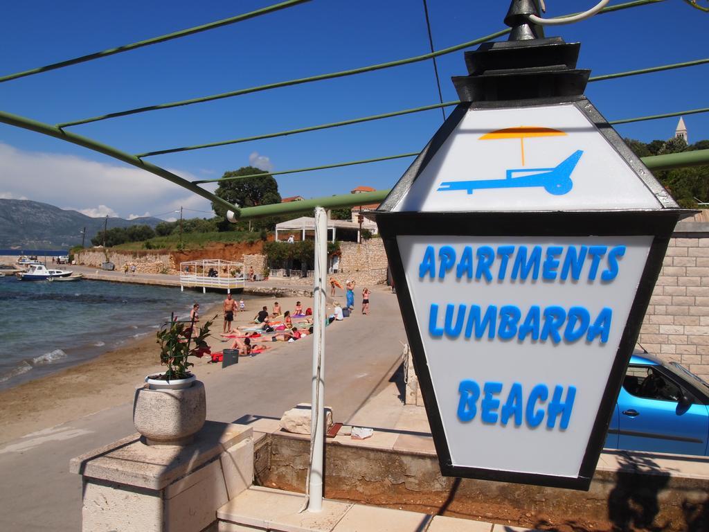 Apartments Lumbarda Beach Exterior foto