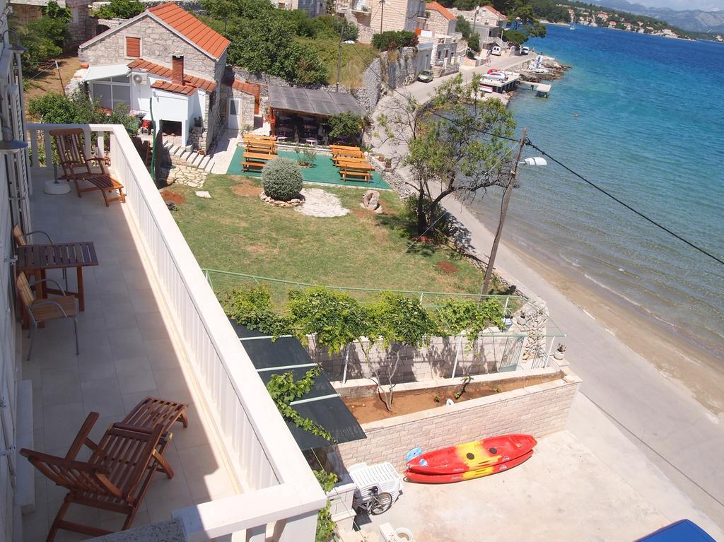Apartments Lumbarda Beach Exterior foto