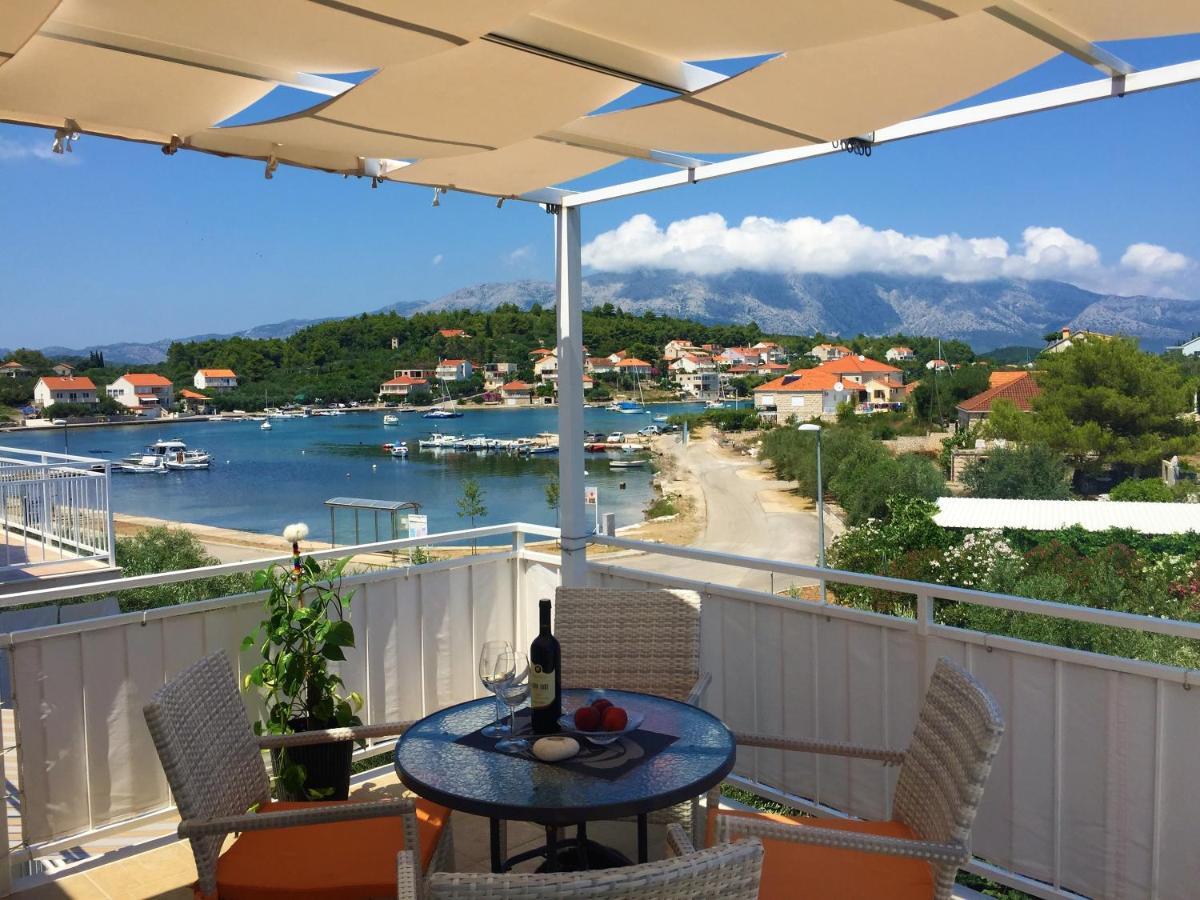 Apartments Lumbarda Beach Exterior foto